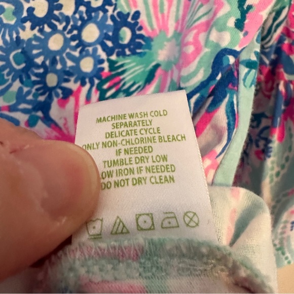 Lilly Pulitzer Tosha Bell Sleeve Top Beach You To It Size S - Picture 5 of 6